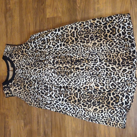 Rachel Zoe leopard print silk dress - Picture 7 of 9